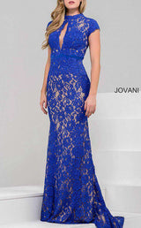 Jovani 22978 Royal/Nude