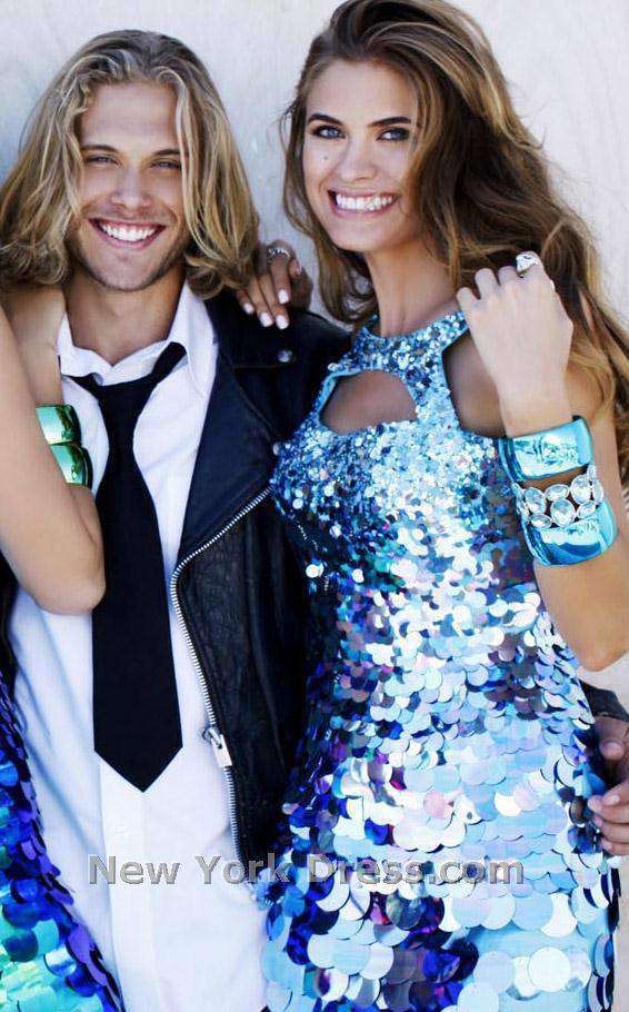 Sherri Hill 2815 Turquoise Multi