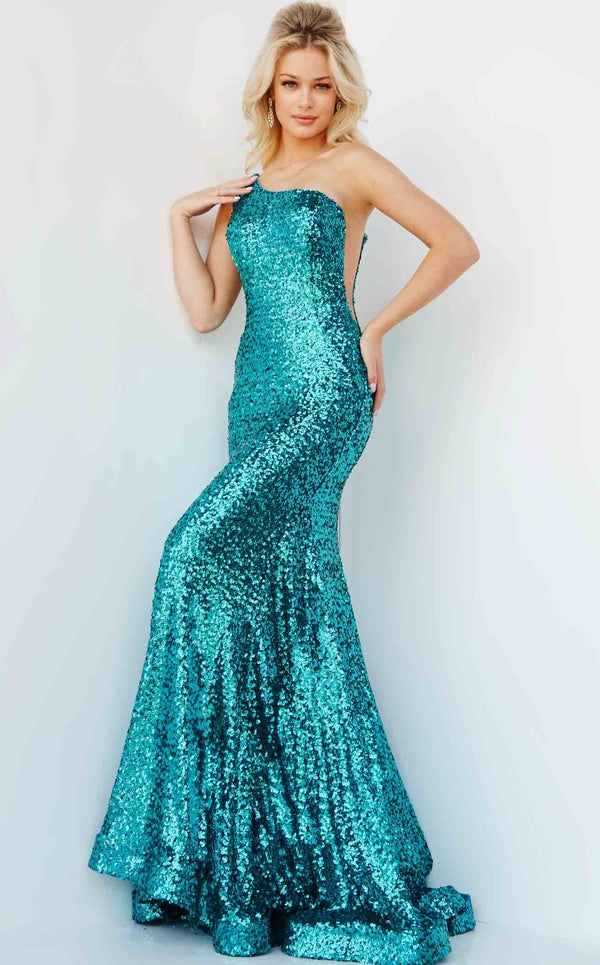Jovani 23076 Dress Turquoise