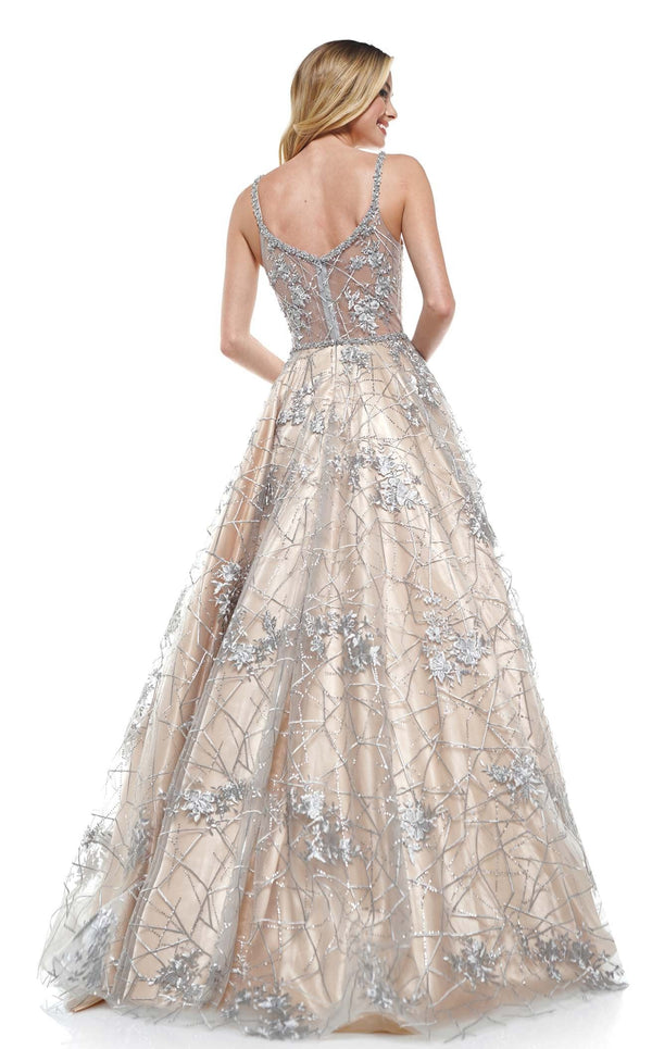 Colors Dress 2316 Dress Silver