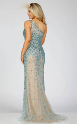 Terani 231P0019 Dusty-Blue-Nude