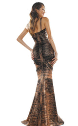 Colors Dress 2338 Dress Black-Copper