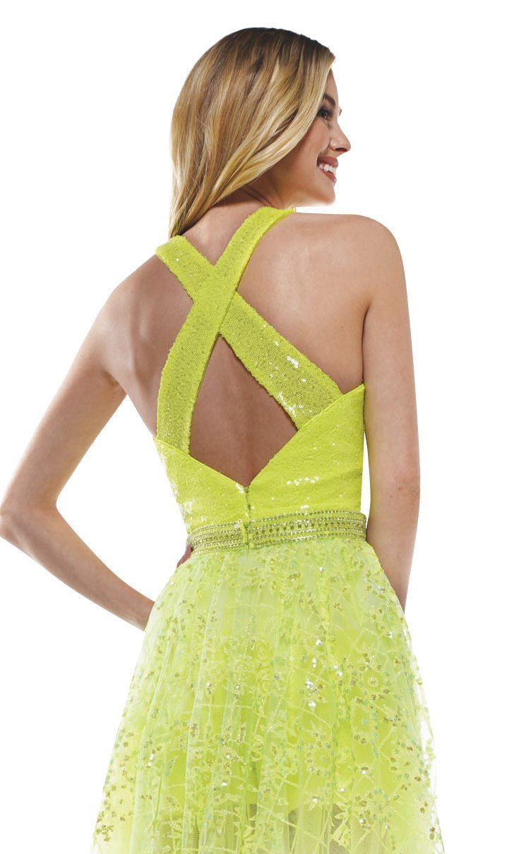 Colors Dress 2346 Dress Lime