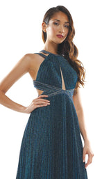 Colors Dress 2365 Dress Blue-Green