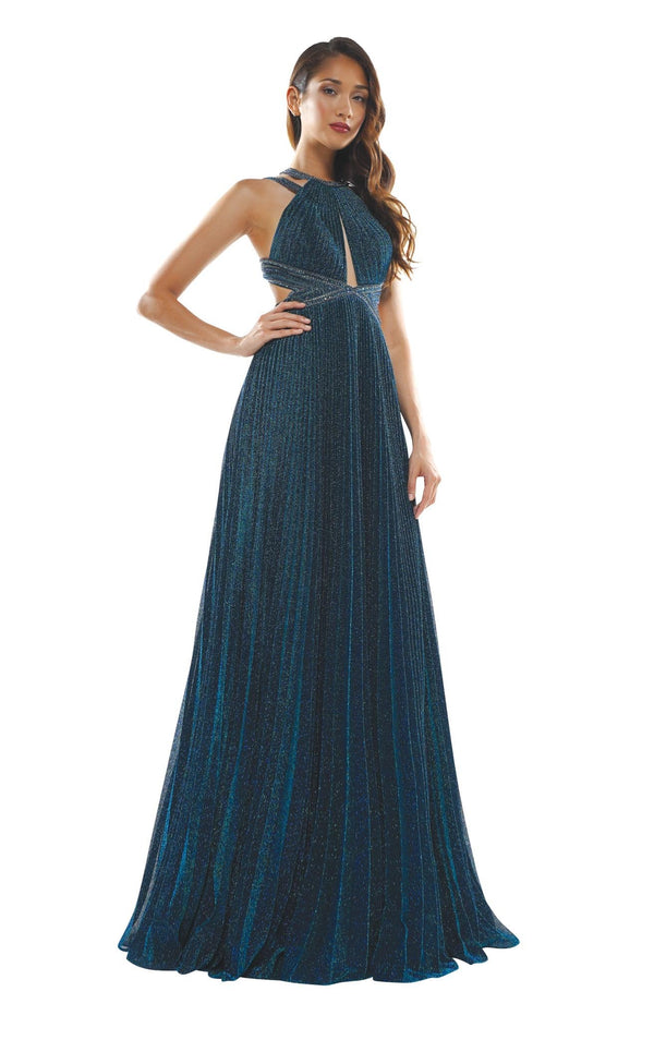 Colors Dress 2365 Dress Blue-Green