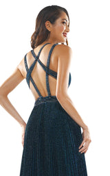 Colors Dress 2365 Dress Blue-Green