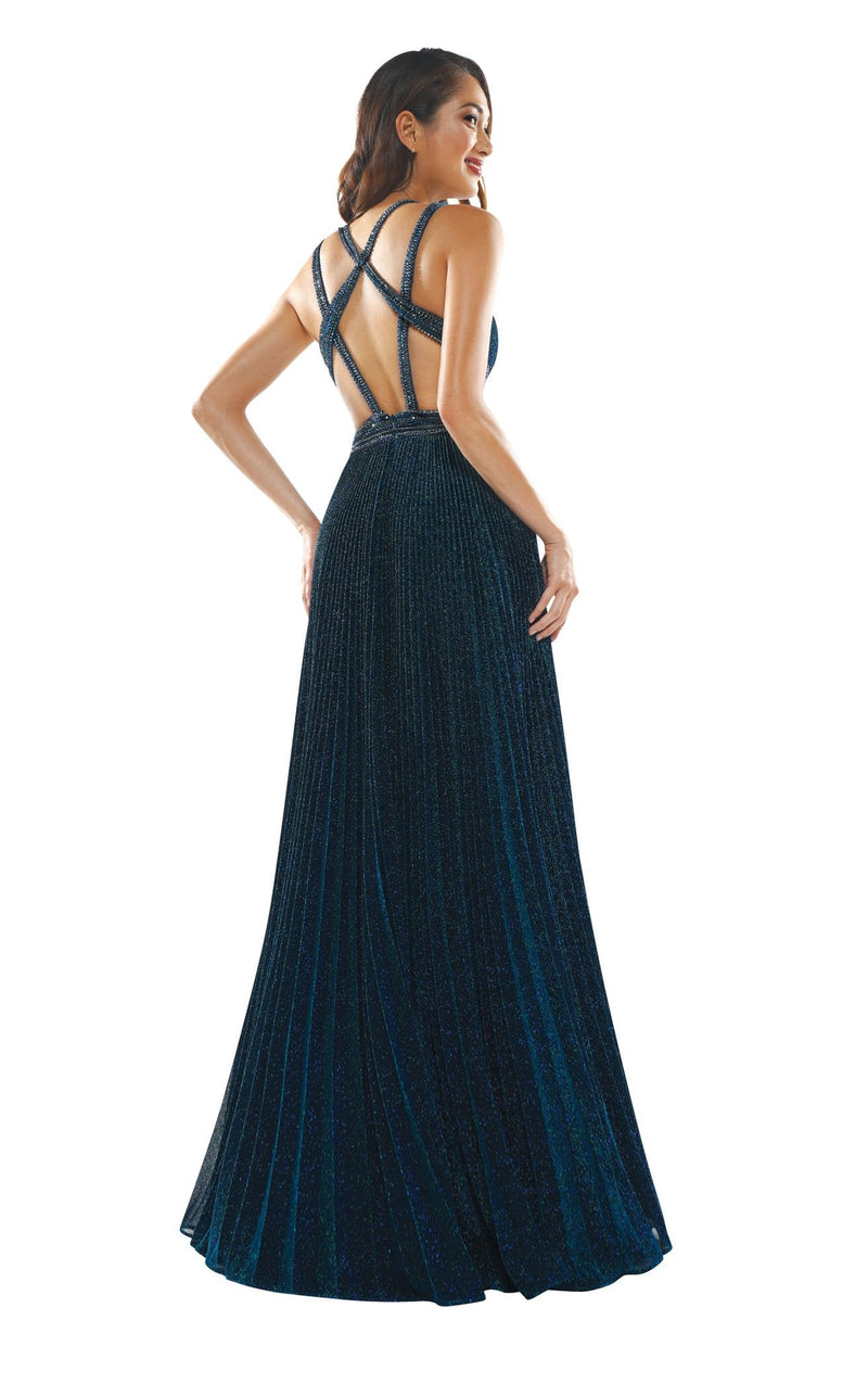 Colors Dress 2365 Dress Blue-Green