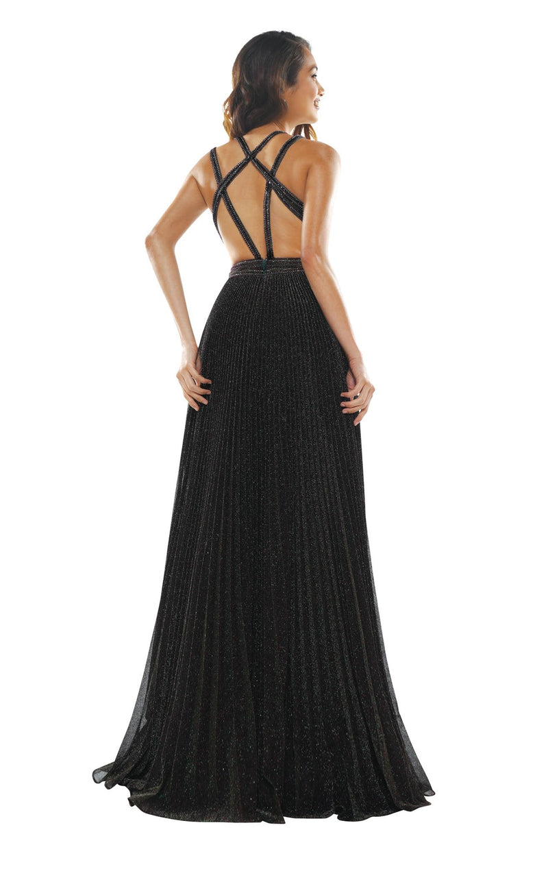 Colors Dress 2365 Dress Fuchsia-Green