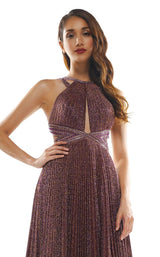 Colors Dress 2365 Dress Purple-Gold