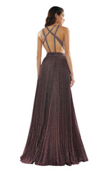 Colors Dress 2365 Dress Purple-Gold