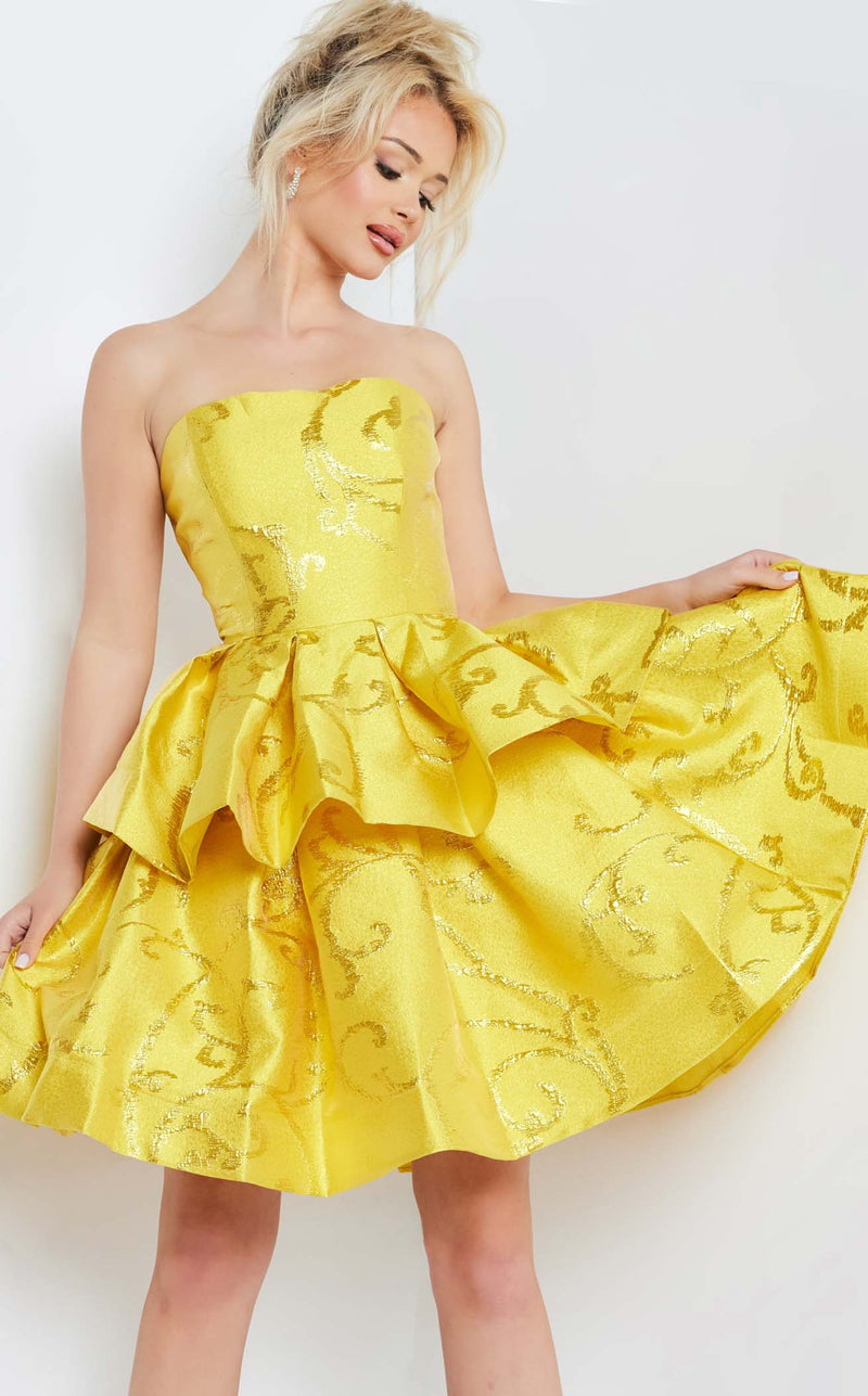 Jovani 23743 Dress Yellow