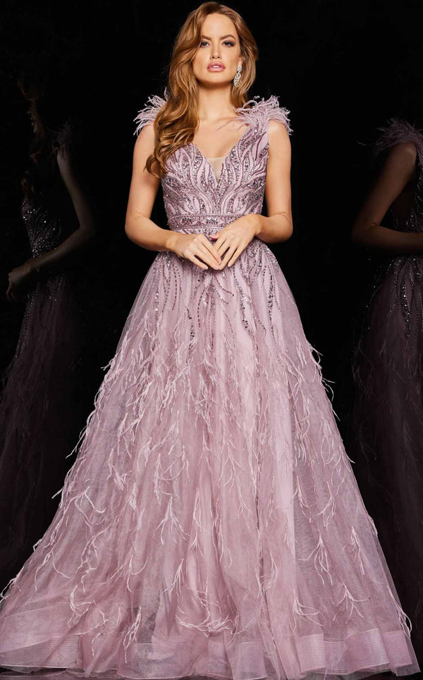 Jovani 24000 Dress Purple-Pink