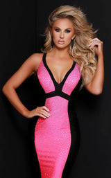 Johnathan Kayne 2408 Black/Hot Pink