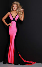 Johnathan Kayne 2408 Black/Hot Pink