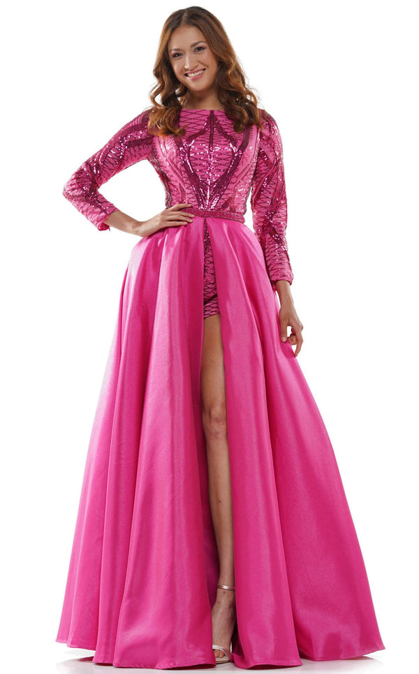 Colors Dress 2416 Jumpsuit Hot-Pink