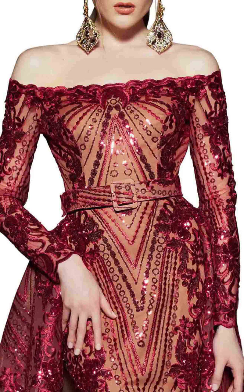 MNM Couture 2440 Burgundy