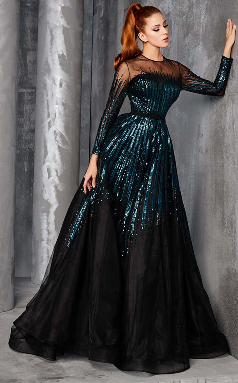 MNM Couture 2449A Teal