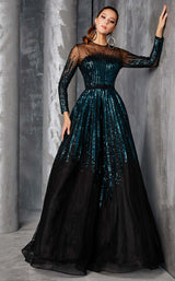 MNM Couture 2449A Teal