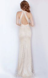 Jovani 2482bg Nude/Silver