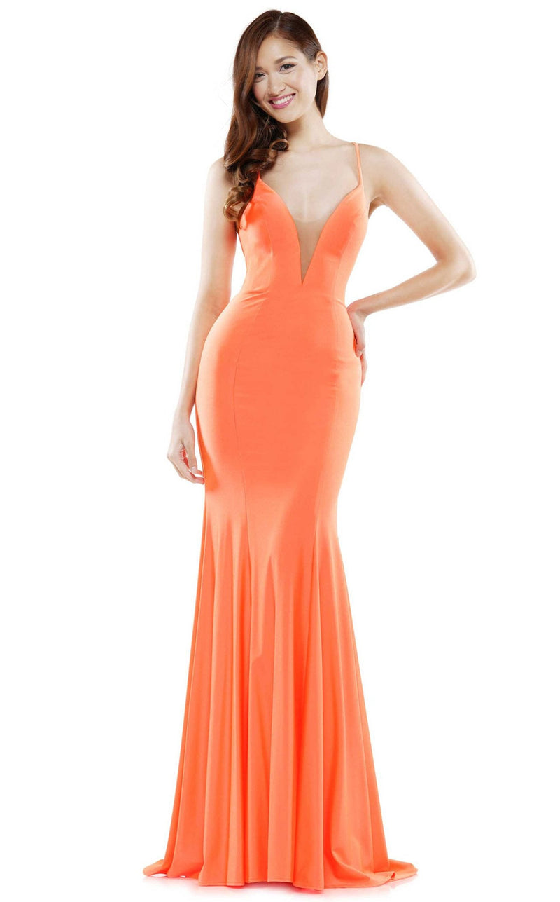 Colors Dress 2486 Neon Orange