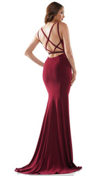 Colors Dress 2492 Wine