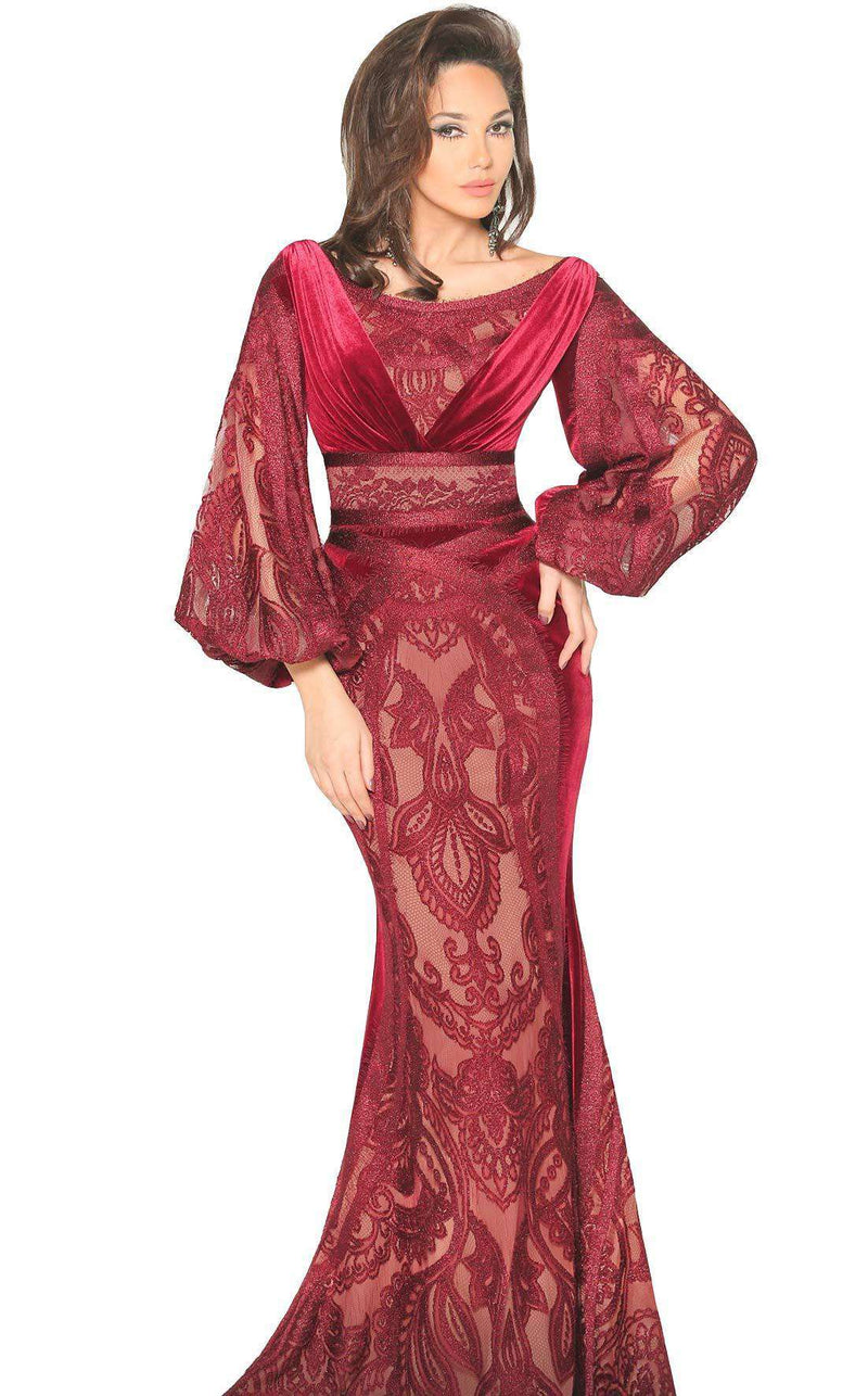 MNM Couture 2518 Burgundy