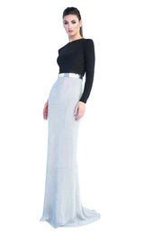 Mac Duggal 25242I Silver