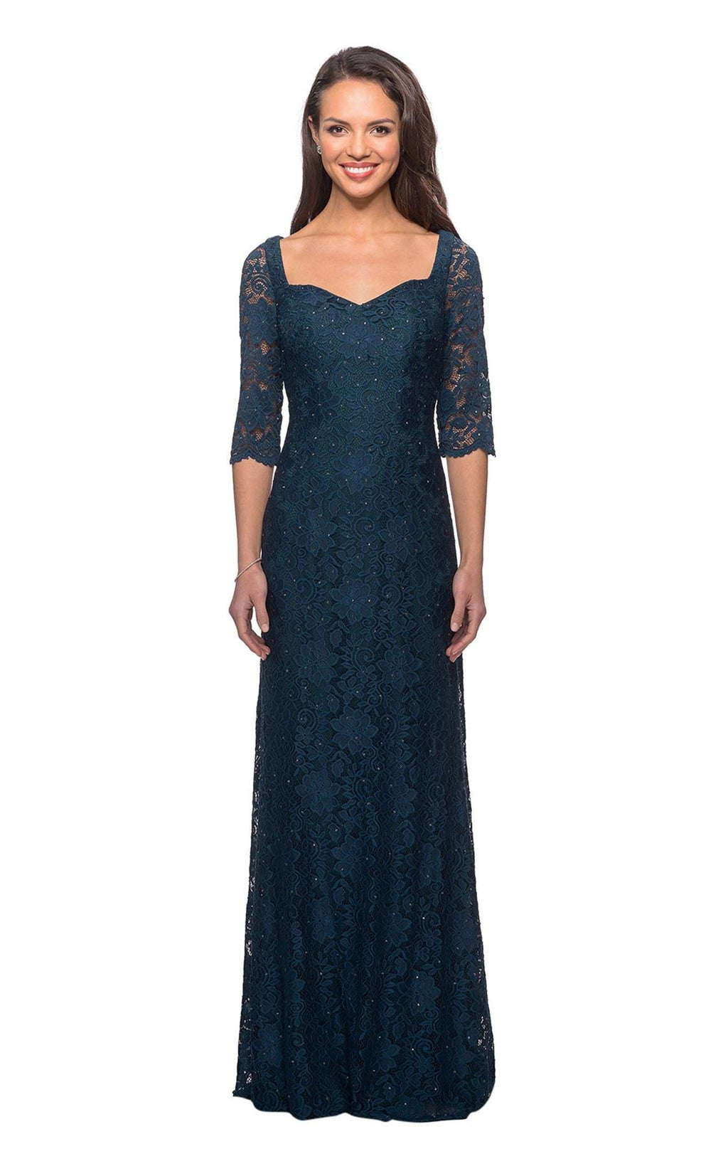 La Femme 25526 Prom Dress - Deep Teal