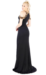 Mac Duggal 25564L Black/Gold
