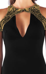 Mac Duggal 25564L Black/Gold
