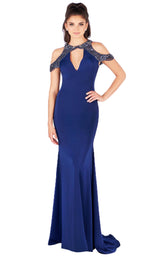 Mac Duggal 25564L Midnight Blue