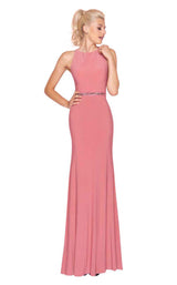 Mac Duggal 25633L Rose-Pink