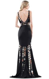 Colors Dress 2565 Black/Silver