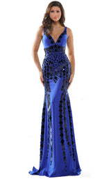 Colors Dress 2565 Royal/Black