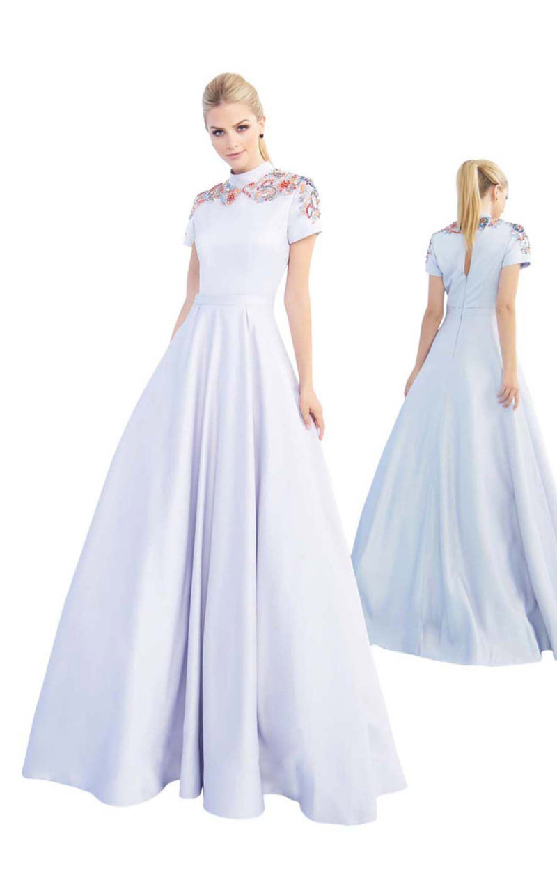 Mac Duggal 25809I Sky