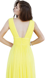 Jovani 2585 Royal-Yellow