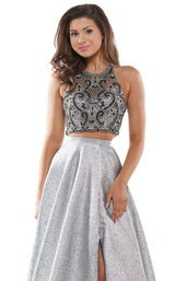 Colors Dress 2587 Black/Silver