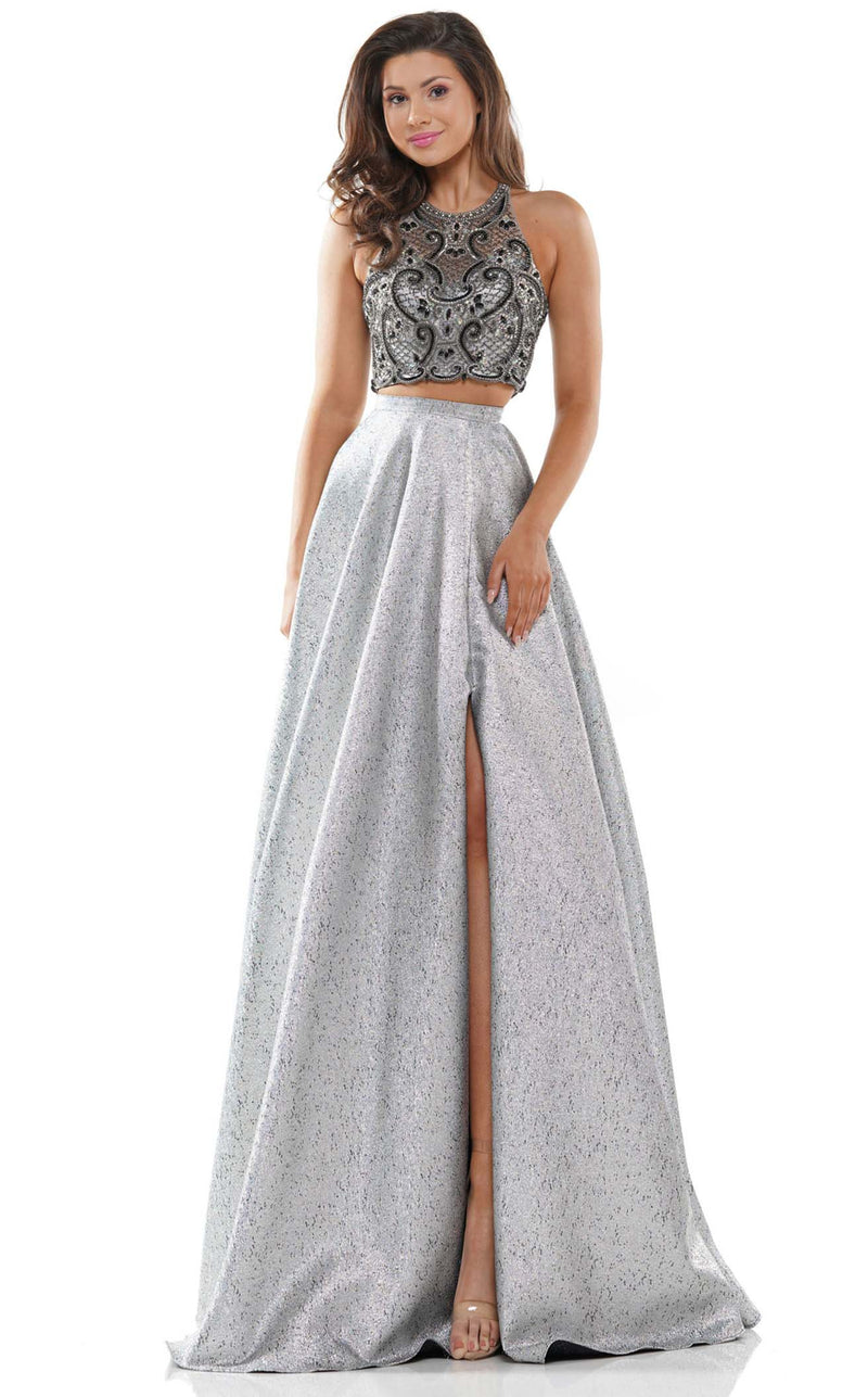 Colors Dress 2587 Black/Silver