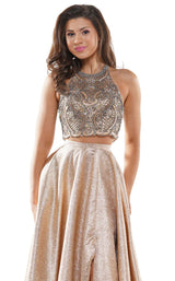 Colors Dress 2587 Gold