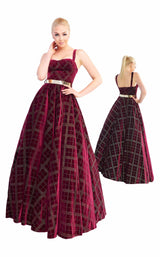 Mac Duggal 25949I Bordeaux