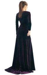 Mac Duggal 26007I Eggplant