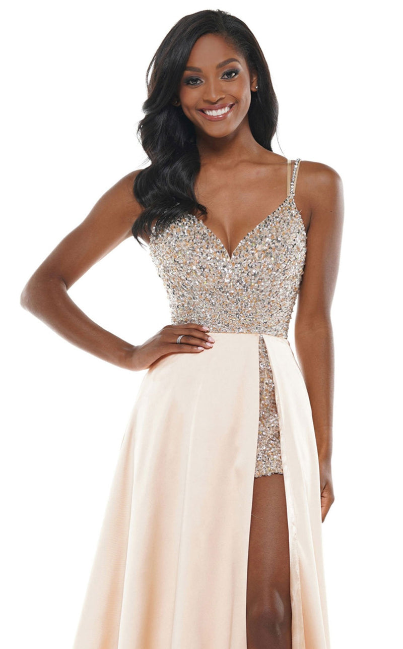 Colors Dress 2604 Dress Champagne