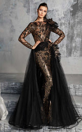 MNM Couture 2604 Black/Gold