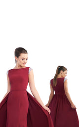 Mac Duggal 26088I Deep Red