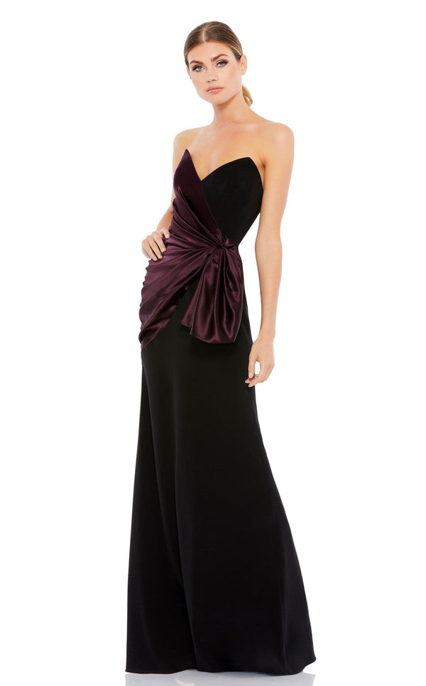 Mac Duggal 2648 Dress Black-Plum