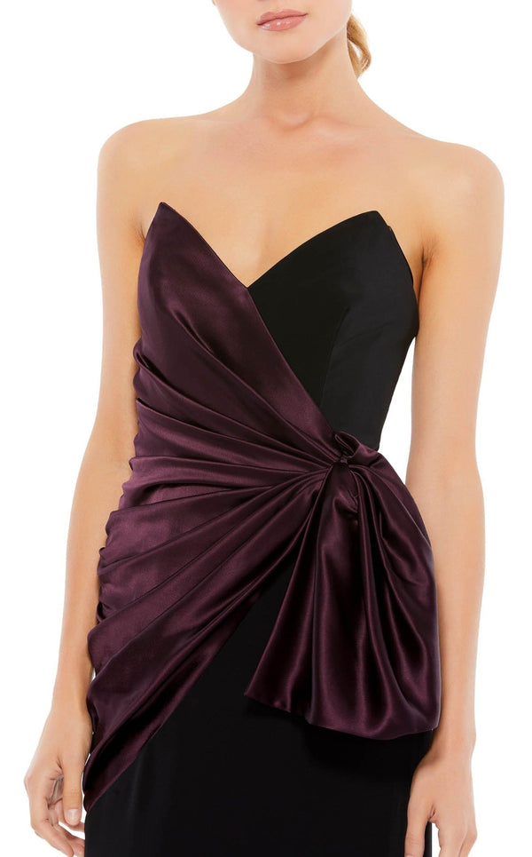 Mac Duggal 2648 Dress Black-Plum