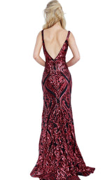 Jovani 2669BG Black/Red
