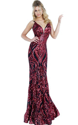 Jovani 2669BG Black/Red