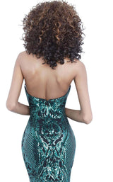 Jovani 2670 Black/Green