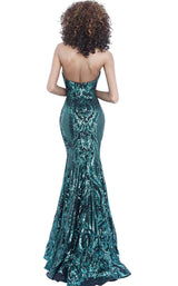 Jovani 2670 Black/Green